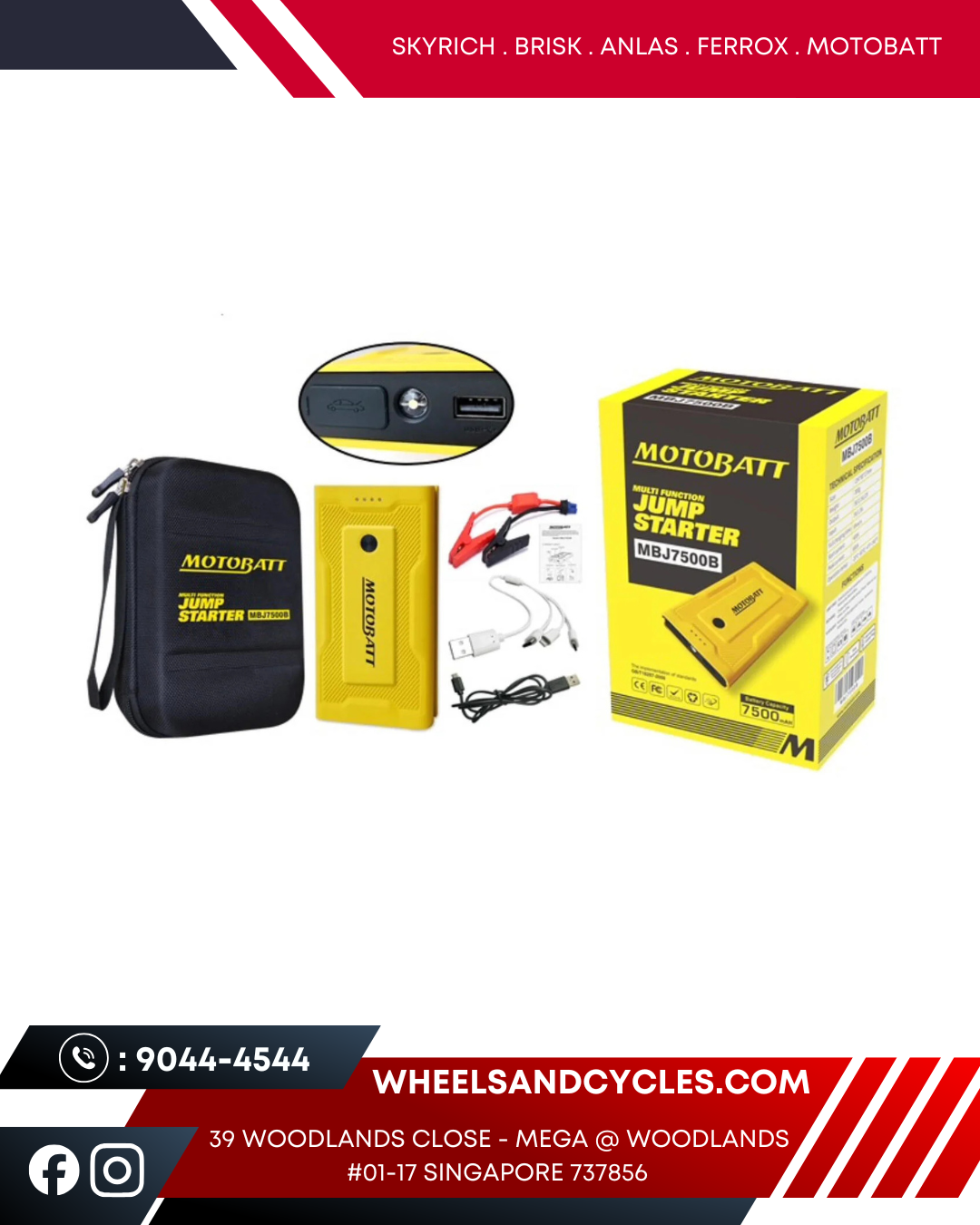 MOTOBATT MBJ7500B Jumpstarter