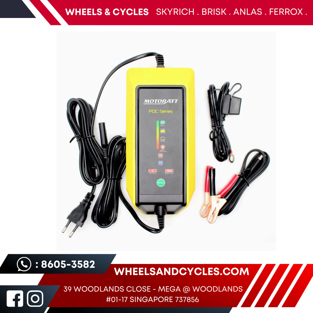 Motobatt FATBOY - 2 in 1 Battery Charger (Lithium & AGM)