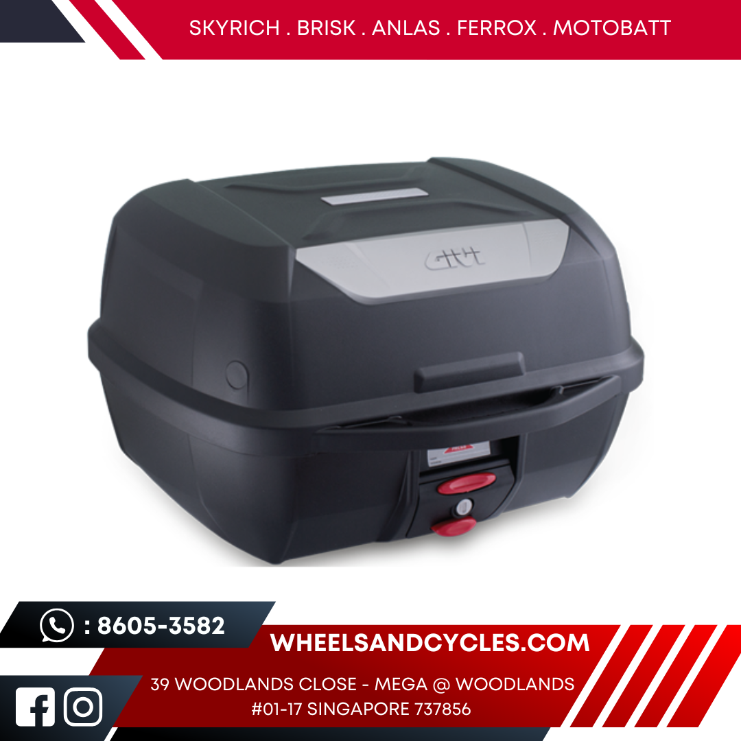 GIVI E43 Top Case – Wheels & Cycles Singapore GIVI E43 Top Case – Wheels & Cycles Singapore