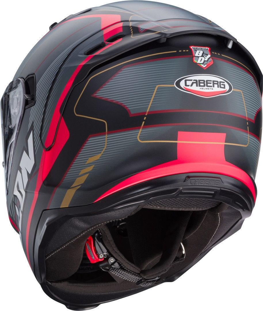 Caberg Avalon X Helmet - Matt Black Grey Red